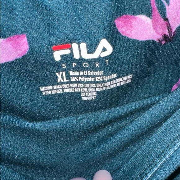Fila Floral Print Sport Leggings size XL - Picture 3 of 3